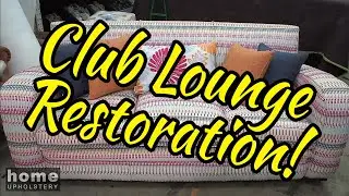 Home Upholstery Sydney - Restoring a Club Lounge Suite