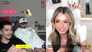 Sneako and Zherka rizz Kick streamer Saleenerz on Monkey App