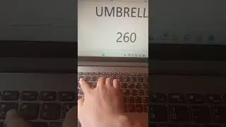 shortcut key for making umbrella 