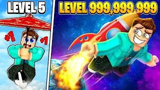 SKYDIVING INTO THE SPACE IN ROBLOX!!