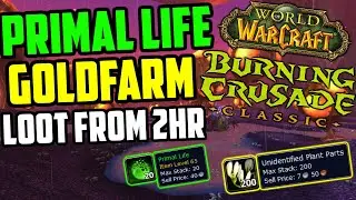 Loot From 2 Hours of Primal Life Farming - TBC Primal Life Goldfarm - Bog Lord Farm