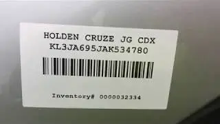 Разборка Chevrolet Cruze 1.8 F18D4 (VIN: KL3JA695JAK534780) J5689