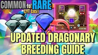 Updated Dragonary Breeding Guide - How to Breed Common to Rare | New Cyt Cost Breeding Pattern 2021