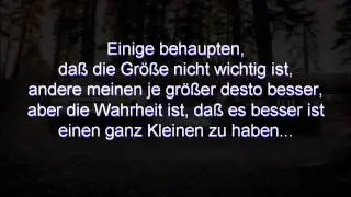 Der Vorteil einen Kleinen zu haben