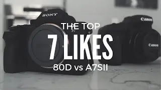 CANON 80D Vs SONY A7SII