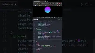 Spinner Animation CSS #shorts