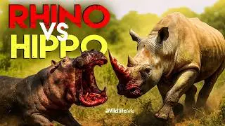 Rhino vs. Hippo – Who Would Actually Win?!