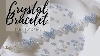 Diy bead bracelet making | handmade Crystal Bracelet tutorial #beadedbracelet #handmade