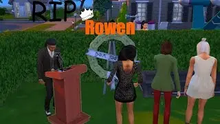 Lets Play The Sims 4: Rowen's Funeral | The Funeral Mod