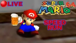 Drunk Super Mario 64 Speed Run