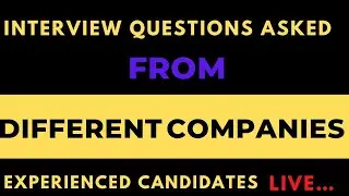 Selenium Interview Questions for 3+ years asked By Different Companies