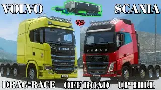 ● WHICH ONE IS MORE POWERFULL || 770HP🔥 || SCANIA VS VOLVO IN TRUCKERS OF EUROPE 3 🚚 ●