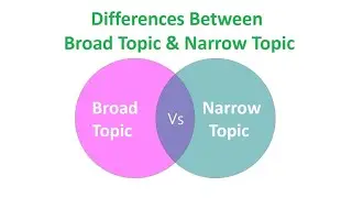 Differences Between Broad Topic and Narrow Topic