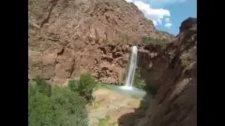 Climbing out of Mooney Falls