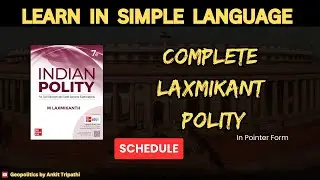 Read Complete *LAXMIKANT* Polity in POINTER form | SCHEDULE