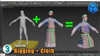 How to Rig and Simulate Cloth for 3D Characters in 3ds Max
