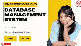 DBMS tutorial for beginner-3| difference between dbms & rdbms in hindi#rgpv#dbms#youtubevideo#video