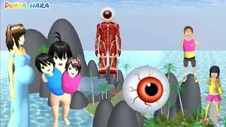 Baby Titan Kidnapped by One-Eyed Titan 😱 | Yuta Helps Mom Titan Give Birth | Sakura School Simulator