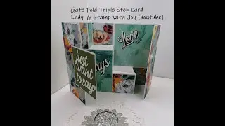 Gate Fold Triple Step Card