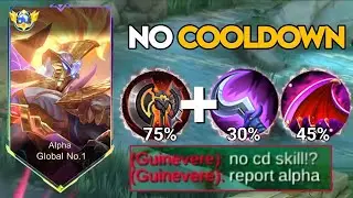 WHEN GLOBAL ALPHA ABUSE THIS NEW COOLDOWN EMBLEM AND BUILD IN RANKED GAME!!(must try!)
