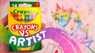 Professional Artist VS. Crayons ➰➿🖍