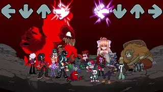 FNF Animation - Random characters sing Improbable Outset