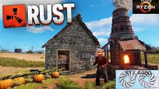 Rust - Ryzen 5 7500F + RTX 4060 - Low Settings - 1080p