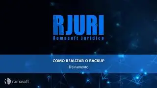 RJURI - Como realizar o backup