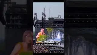Taylor Swift announcing Cruel Summer as next single #erastour #shorts