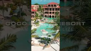 Explore Coco Beach Resort in San Pedro Belize in this cinematic drone video #belize #travel #drone