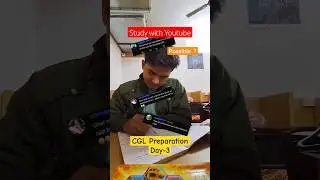 SSC CGL 2024 Preparation | Study with Youtube ? #03 🔥 #restart #cgl2024 #shorts