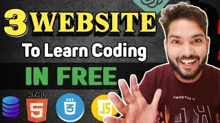 Free And Fast 🚀 Learn Coding || 3 Websites to Learn Coding 🔥 || #coding @CodeDynamo2456