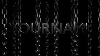 Free Blender Intro template //  Chained Glitch