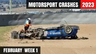 Motorsport Crashes 2023 February Week 1