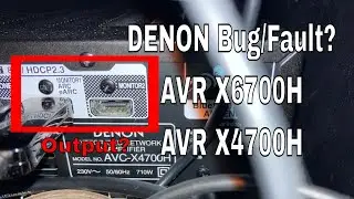 Denon We Have a Problem   Denon AVR X4700H AVC  X6700H AVC X4700H AVR X6700H