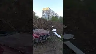 Новосибирск , продолжение про засыпанную Дэу Нексию 🙃 . Страна варваров ))