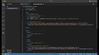 JS01 How to create HTML file using visual studio code