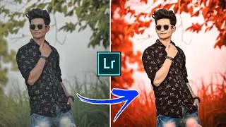 Lightroom Moody Red Tone Editing Tutorial || Lightroom photo Colour change || Lightroom cc Tutorial