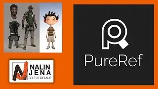 How to Put Reference Image on Top of the Screen While 3d Modeling Using PureRef