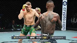 Israel Adesanya vs DU Plessis Full Fight Highlights - UFC 305 Full Fight