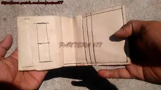 ¿Cómo hacer una billetera de piel con monedero?