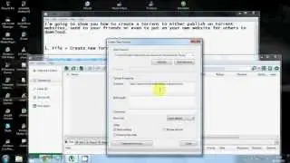 How to create a torrent