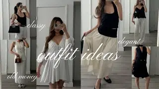 summer outfit ideas | old money, quiet luxury, classy & elegant outfits