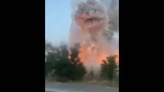 Взрыв военного склада в Жамбылской области