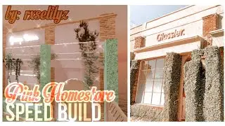 Roblox Studio || Pink Aesthetic Homestore || SpeedBuild