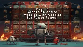 Day 16: Create an entire website with Copilot for Power Pages!