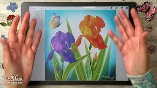 Iris Flowers in Procreate (SHORT)