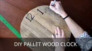 How to Make a Wood Clock from Pallets