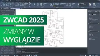 Zmiany w wyglądzie programu. Nowości w ZWCAD 2025