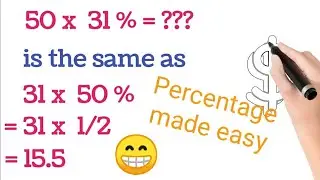 percentage hacks | percentage made easy | percentage easier